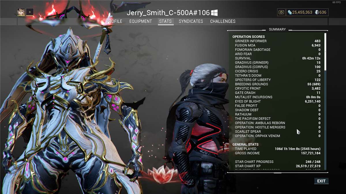 продажа аккаунта к игре WarFrame